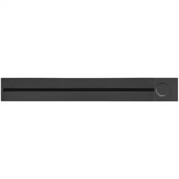 SYNERGY21 MODULRAIL Ciabatta 600mm con interruttore, 3 prese Schuko, nero S21-MR005