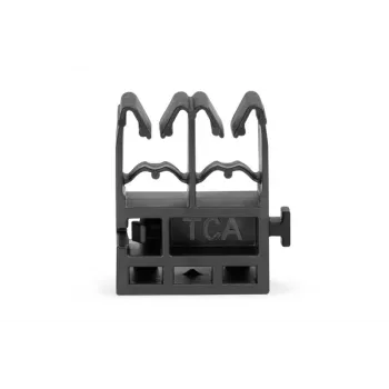 HellermannTyton QGDHC5.2-8.0M-PA66W-BK Fermacavi con base di fissaggio, nero, 50 pz. 151-04088