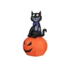 EUROPALMS Halloween Figura gonfiabile gatto con zucca, 183cm 83316152
