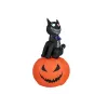 EUROPALMS Halloween Figura gonfiabile gatto con zucca, 183cm 83316152