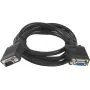 SYNERGY21 S215297 Cavo prolunga VGA, 1,8 m, maschio su femmina, nero