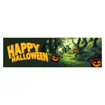 EUROPALMS Halloween Striscione, bosco di fantasmi, 300x90cm 80164205