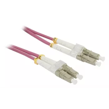 SYNERGY21 S216280 Cavo patch fibra ottica OM4 LC-LC duplex multimodale, viola, 60m