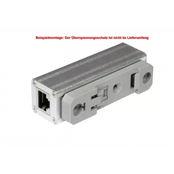 ALLNET Cat.6 Protezione sovratensione Ethernet con morsetto per guida DIN per ALL95100 (ALL95100-DinRail-Clamp)