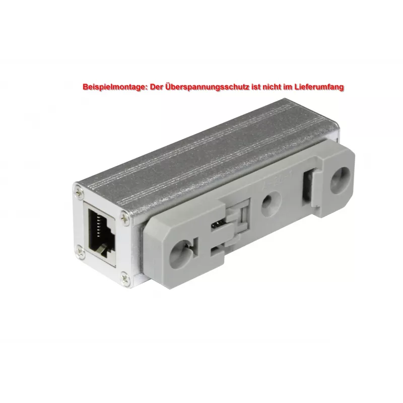 ALLNET Cat.6 Protezione sovratensione Ethernet con morsetto per guida DIN per ALL95100 (ALL95100-DinRail-Clamp)