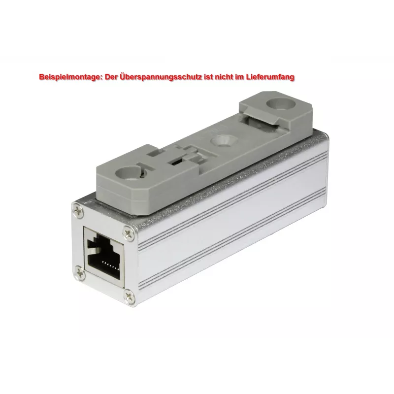 ALLNET Cat.6 Protezione sovratensione Ethernet con morsetto per guida DIN per ALL95100 (ALL95100-DinRail-Clamp)