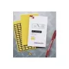 HellermannTyton 598-92427 etichette rimovibili in vinile giallo a trasferimento termico, 44 x 10 mm, 440 etichette
