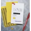 HellermannTyton 598-92427 etichette rimovibili in vinile giallo a trasferimento termico, 44 x 10 mm, 440 etichette