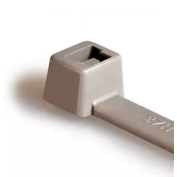 HellermannTyton T80R fascetta, poliammide 6.6, grigio, 360 mm x 4.6 mm, 100 pezzi (116-08018)