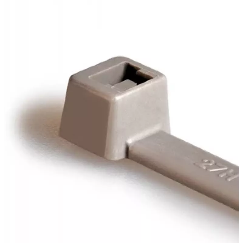 HellermannTyton T80R fascetta, poliammide 6.6, grigio, 360 mm x 4.6 mm, 100 pezzi (116-08018)
