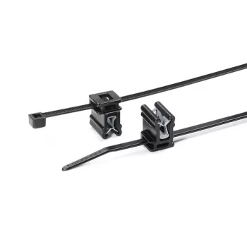 HellermannTyton T30REC4A-PA66HS/PA66HIRHS-BK fascetta nera termostabilizzata antiurto 150x3,5mm, confezione da 500 150-76090