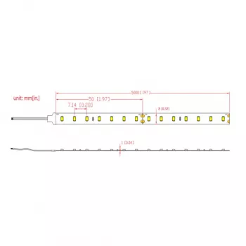 SYNERGY21 Flex Strip bianco caldo DC24V 72W IP67 CRI>90 (S21-LED-B220010)