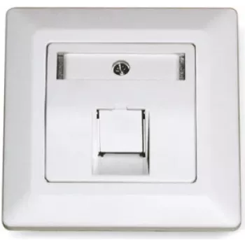 Dätwyler 185866 modulo dati RJ45 Cat 7A, 1 porta, bianco