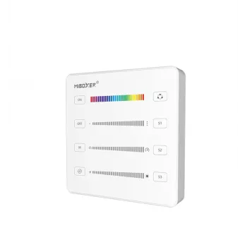 Miboxer Pixel LED Smart Panel controller RGB/RGBW/RGB+CCT (B6, bianco)