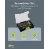 Goobay 77840 set di cacciaviti di precisione con set di 26 inserti