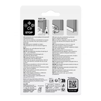 tesamoll UNIVERSAL nastro isolante per porte bianco 38 mm x 1 m (05422-00100-01)