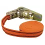 Petex cinghia di ancoraggio a cricchetto 1 pezzo, 5 m x 25 mm, arancione (43192635)