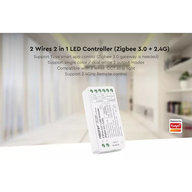 SYNERGY21 Synergy 21 controller CCT a 2 fili Zigbee*Milight/Miboxer* (LC2-ZR)