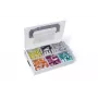 HellermannTyton HelaCon Plus Mini assortimento di connettori a innesto per fili, 350 pz., 0,5-2,5 mm², 450 V, 24 A 148-90046