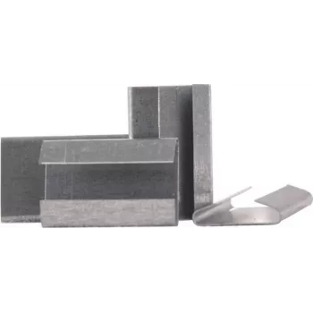 Banholzer & Wenz Chiusure per reggia in acciaio a forma di C 16x27mm confezione da 1000 (17331)