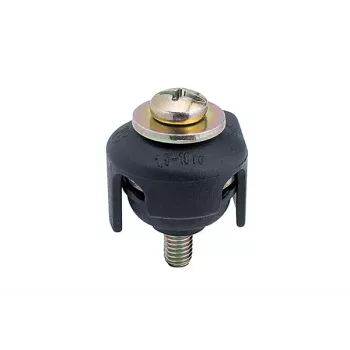 HellermannTyton 435-01559 Base adesiva per fascette serracavi, nera, PA66, 28x28 mm, 20 pezzi