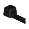 HellermannTyton Serie T T18R Fascetta serracavi con dentatura interna, 100 mm x 2,5 mm, nera, confezione da 100 111-01910