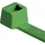 HellermannTyton T18R fascette per cavi verdi, 100 x 2,5 mm, PA66, 80 N, 100 pezzi (116-01815)