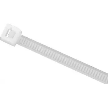 HellermannTyton UB1-N66-NA-M2 fascetta per cavi standard, dentatura interna, 98 mm x 2,5 mm, trasparente, 1000 pezzi 138-01989