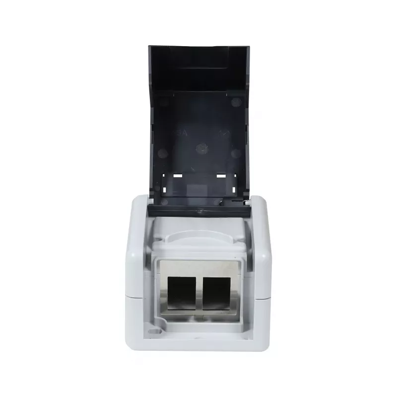 SYNERGY21 contenitore da parete per modulo Keystone IP44 per 2 moduli, bianco S216388