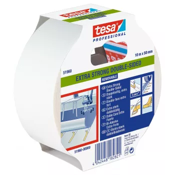 tesa 51960-00000-11 nastro adesivo in PET double-sided trasparente 10 m x 50 mm