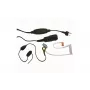 MIDLAND Albrecht AE 31-PT07 cuffia mono in-ear con microfono ad archetto e PTT, con filo, connessione a 2 pin, nera 41990