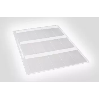 HellermannTyton 594-81104 etichetta a trasferimento termico trasparente bianco 100mm x 100mm 1000 etichette