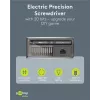 Goobay 77838 cacciavite di precisione elettrico con batteria, 20 pezzi, LED