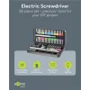 Goobay 77839 cacciavite di precisione elettrico con batteria, 50 pezzi, LED