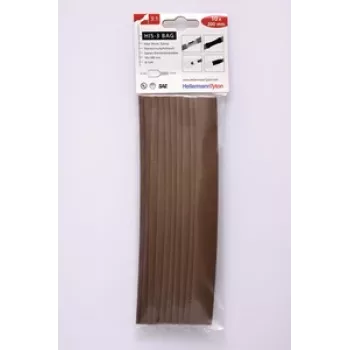HELLERMANNTYTON set guaine termorestringenti HIS-3, rapporto di restringimento 3:1, colori vari, 100 pezzi, lunghezza 200 mm 308-31214