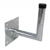 WEIß WHS250048FZ staffa a parete in acciaio 250 mm bianco (39017)