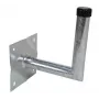 WEIß WHS250048FZ staffa a parete in acciaio 250 mm bianco (39017)