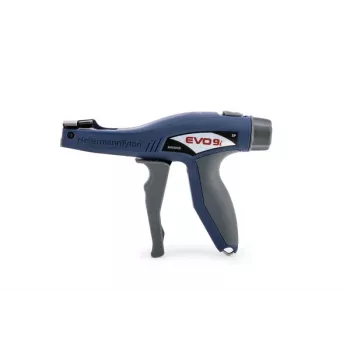HellermannTyton EVO9iSP-MET/PL-BU Attrezzo per fascette blu-grigio 110-88002