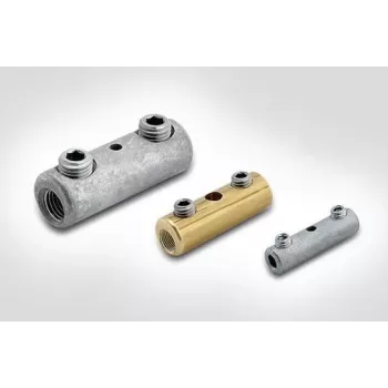 HellermannTyton 435-01508 Connettore per filo di terra in acciaio zincato M8 (confezione da 100)