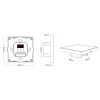 Miboxer LED Smart DALI Pannello touch per temperatura colore DT8 (DP2S)