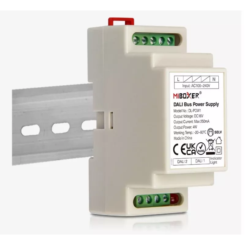 Miboxer Synergy 21 alimentatore per bus LED DALI guida DIN (DL-POW1)