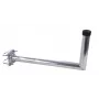 WEIß MAS4855 braccio per palo in acciaio 55cm con fascetta (3024)
