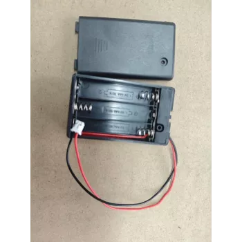 ALLNET 4duino portabatterie 3x AAA con interruttore on/off e connettore JST a 2 pin (Ref. 727)