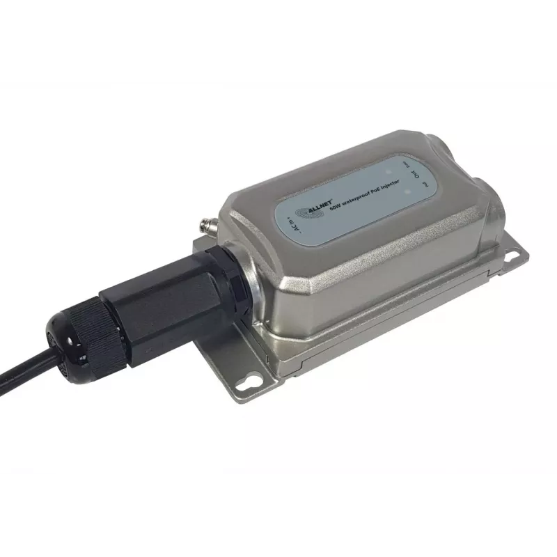 ALLNET iniettore PoE outdoor IP67 IEEE 802.3bt 60W case in metallo ALL-PI2013Ov2BT60