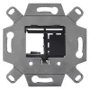 RUTENBECK KMK-MA Up adattatore di comunicazione, da incasso, nero 17000065