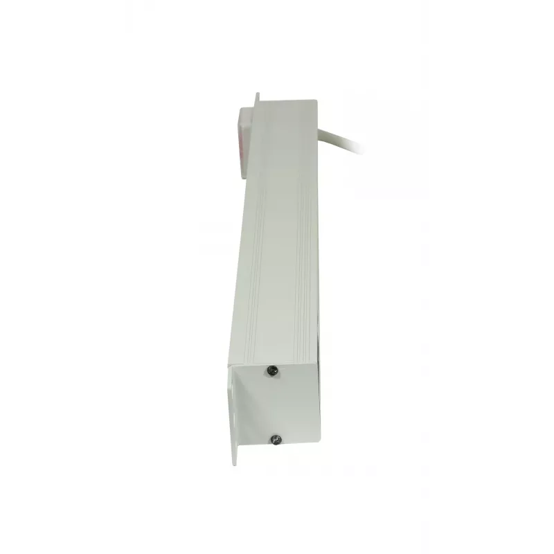 SYNERGY21 ALLNET ciabatta rack 19 pollici 9 prese Schuko con interruttore, grigio chiaro S215392V4