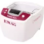 Emag pulitore a ultrasuoni con riscaldamento, serbatoio 2 L, 160 x 90 x 50 mm, 80 W potenza ultrasuoni, controllo digitale di tempo e temperatura, case in plastica