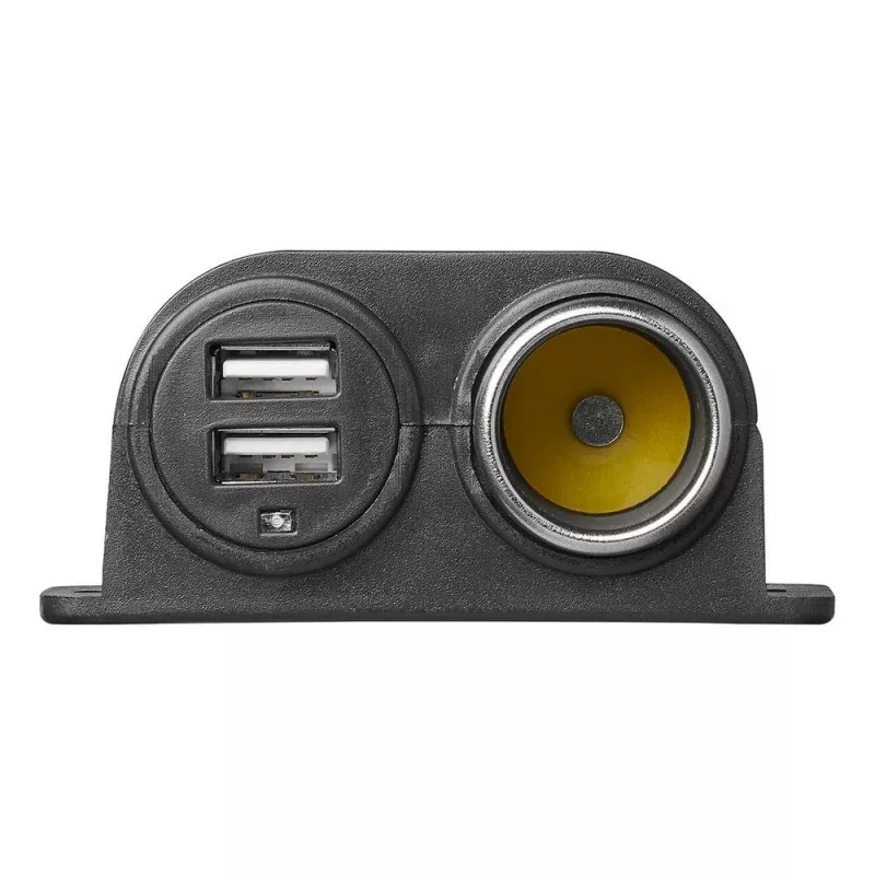 IWH presa auto 12/24V con 2 porte USB, uscita totale 4,2A (019010)