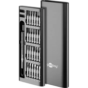Goobay 77835 set di cacciaviti con set di 48 inserti di precisione