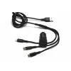 IWH Caricabatterie auto Dual USB 3-in-1 12/24V 3,4A nero (19061)